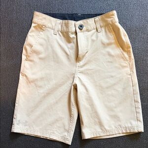 Under Armour Kids Tan Flat Front Shorts
